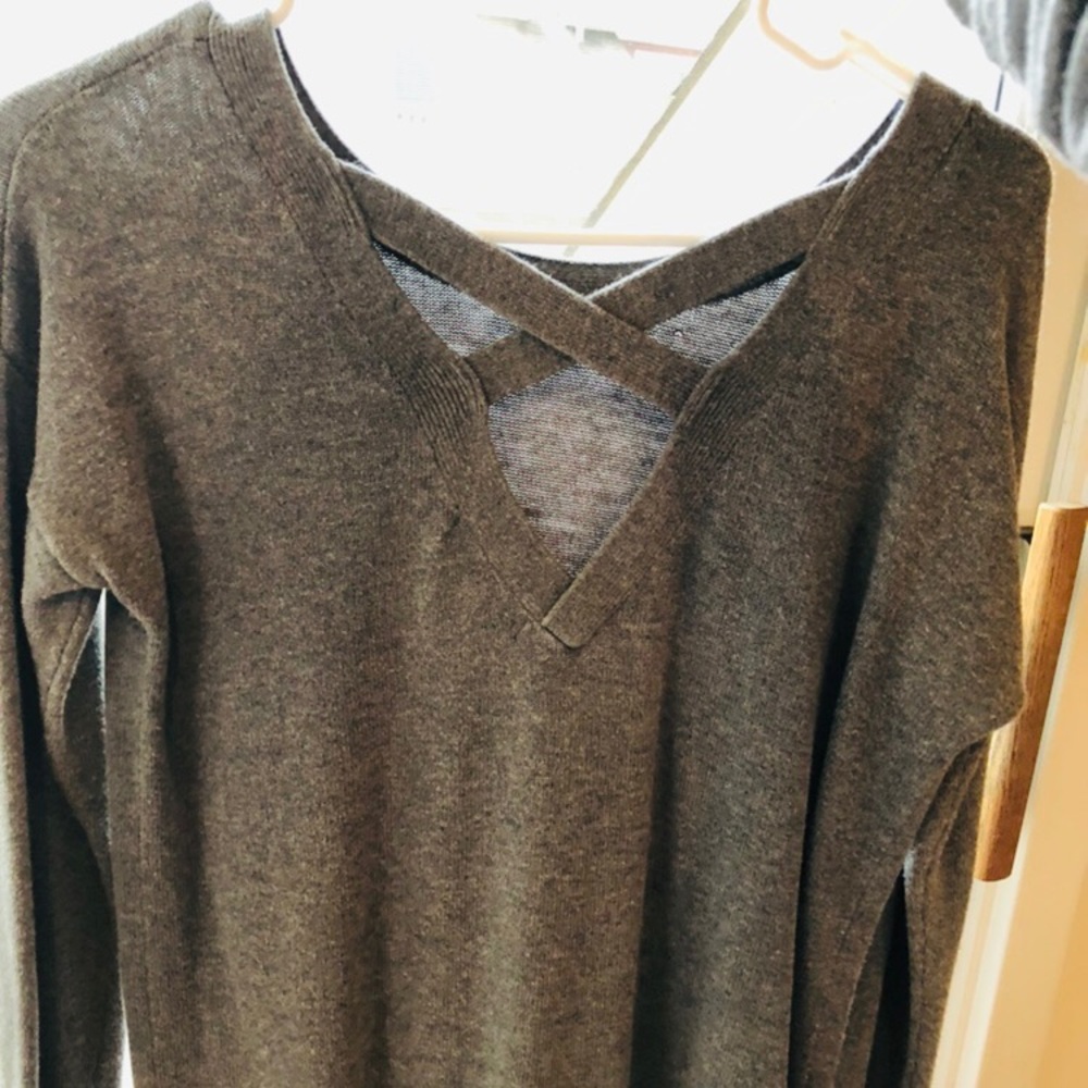 Gray sweater